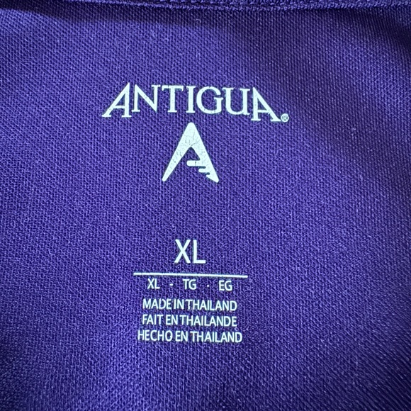 WEBER STATE Gridiron Club “Antigua” DryFit Polo, Purple - Picture 4 of 7